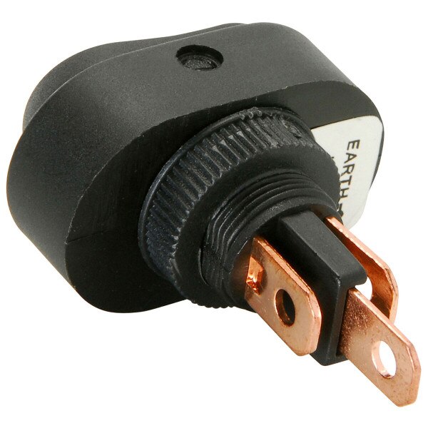Main product image for SPST Automotive Rocker Switch w/Amber LED 12V 060-760
